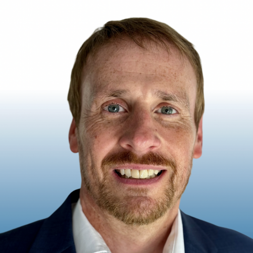 Professional headshot of an Equity team member smiling in a navy blazer